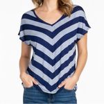 Billabong  Vintage 90’s Women’s Chevron Striped Casual Short Sleeve Tee Photo 1