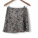 Princess Polly  Black and Cream Leopard Mini Skirt- 4 Photo 3