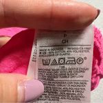 Old Navy  Women’s Pink V Neck Gauze Bow Tie Back Tiered MIDI Dress Size Small NWT Photo 6