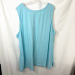 Woman Within Plus Size 30/32 Tank Top 3X Solid Blue Sleeveless Capsule 1415 Photo 1