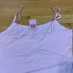 Juicy Couture  Pam Gela Gold Rhinestone Camisole Top Baby Pink Women’s Medium NWT Photo 6