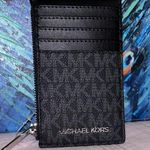 Michael Kors NWT Jet Set Travel Black Card Holder Photo 0