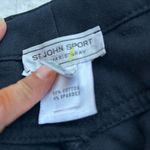 St John Sport Classic Black Women's Capris Size 10 Photo 5