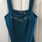 Relativity FINAL MARKDOWN  petite medium embroidered top Photo 0