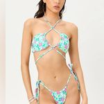 frankie's bikinis NWOT Frankies Bikini Set - Flower Power Photo 3