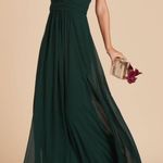 Birdy Grey NEW Grace Covertible Chiffon Maxi Dress in Emerald Green Large Photo 0