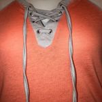 Bobbie & Brooks Bobbie Brooks Sz S Ladies’ Coral & White Varsity Top NEW NWT Photo 1