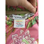Gretchen Scott  Mystic Garden Tassell Tie Top In Pink Size XS Preppy Summer Photo 10
