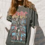 Urban Outfitters AC/DC Distress Tee Dress Photo 0