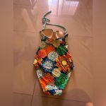 Ash Splash Bathing Suit Vintage Colorful  Talla SML vibrant colors Photo 3
