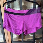 Lululemon  Running shorts Speed 4-way Stretch Ultra Violet Wi14 Quilt 27 low rise Photo 8
