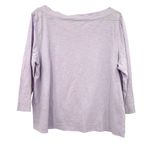 J.Jill Size Large 100% Cotton Long Sleeve Blouse Top Shirt Light Purple Color Photo 1