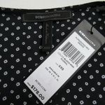 BCBGMAXAZRIA NWT BCBG MaxAzria Tara in Black Mini Floral Chiffon Ruffle High Low Dress XXS Photo 5