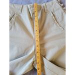 ZARA Pants Womens 4 High Rise Relaxed Leg Ankle Length Wide Leg Light Gren Olive Photo 5