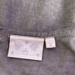 Dantelle  Distressed Peplum Lagenlook Top Gray Size S Ruffled Grunge Flowy BOHO Photo 2