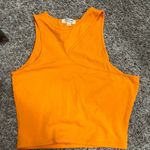 Heart & Hips  Vibrant Orange Crop Top Photo 1