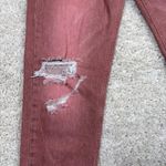 Pilcro  Rose Pink Distressed Ripped High Rise Straight Leg Jeans Womens Size 26 Photo 1