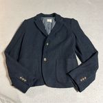 Gap The Modern Blazer in Navy Blue Wool Blend Size 8 NWOT Photo 0