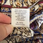 Rose + Olive ‎ Paisley Floral Patchwork Shirt Size Medium Button Up Funky Retro Photo 7