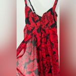 Victoria's Secret  Black & Red Vintage with Floral Pattern Dress Size XS 2148 Photo 3