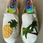 Circus by Sam Edelman Circus Sam Edelman Leanne Pineapple‎ Palm Tree Slides Size 6.5 Photo 0