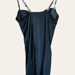 Black slip on dress top size small Photo 2