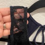 Urban Outfitters Lace Black And Navy Blue Bodysuit Photo 4