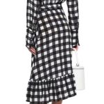 Marissa Webb Gingham Plaid Wrap Dress Xsmall Size XS Photo 2