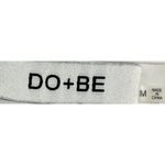 DO+BE Women's White Crop V-Neck Three Button Tie Up Blouse Size M Photo 2