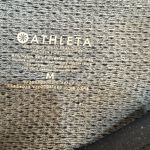 Athleta Black Speedlight Speckle Long Sleeve Workout Top Medium Photo 4