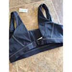Aerie Goals Sweat Sports Bra Black Size Medium Photo 4