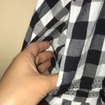 Old Navy  Women’s Buffalo Check Plaid Black White Tiered Tank Maxi Dress Photo 4