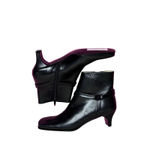 Salvatore Ferragamo  Boutique Black Ankle Booties Sz 6 Photo 6