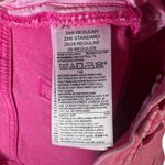 Gap  Cheeky Straight High Rise Jeans Pink Acid Wash Raw Hem Size 28 6 Regular Photo 5