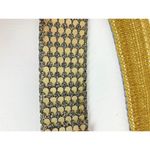 *Vintage Gold Mermaid Waist Belt Elastic Stretch Metal Flower Buckle Photo 8