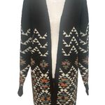 No Boundaries Vintage  Aztec Novelty Print Long Sleeve Cardigan NWT Photo 4
