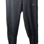 Adidas  Training Leggings Camo Print Mesh Panels‎ Athletic Black Size Small Photo 0