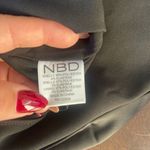 NBD Black Backless Halter bodycon Dress Photo 4