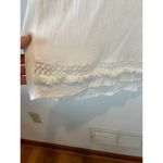 Umgee  womens white dress size M gauze cotton lace top sleeveless knee length Photo 2