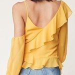 LPA  Asymmetrical Ruffle Wrap Top Photo 1