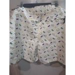 Magellan outdoors Magellan Mardi Gras Shorts Purple Green Yellow Mask Fleur de Lis UPF 50 XXL Photo 5