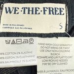 We The Free NWT Womens Shirt Top Meant To Be Tee Washed Black Ribbed Size Small Photo 8