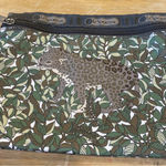 LeSportsac  Kenya Animal Print Leopard Zebra Cosmetic‎ Bag Pouch Safari 8.5" X 7" Photo 0