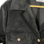 Vintage Women’s Italian Corduroy Shirt Jacket in Black One Size Size undefined Photo 5