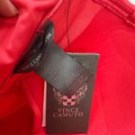 Vince Camuto Draped Bandini Top Size M Watermelon Red/Pink New Photo 4