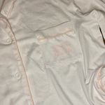 Rae Dunn Cream Bride embroidered sleep Shirt with Pink Accents size small new Photo 4