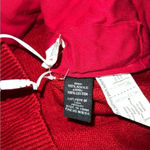 Lisa International Red Penguin Christmas Sweater Sequins and 3D Pom Poms Sz L Red Size L Photo 10