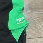 Speedo Endurance Racing Cut Black And Green One Piece Swimsuit Size 28 Photo 6