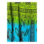Jasmine  India Cotton Skirt Blue Green Paisley Sequin Hippie‎ Boho Size Small Photo 6