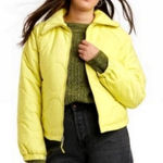 Universal Threads Universal Thread Bright Yellow Puffer Jacket Photo 0